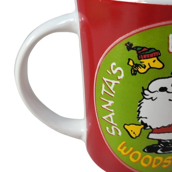 2/$15 Peanuts Woodstock Christmas Mug Snoopy Santa's Little Helper Ringing Bell - Picture 5 of 11